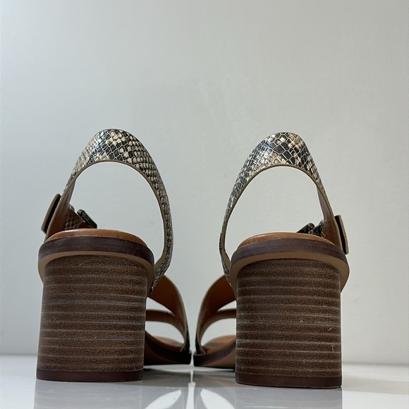 Anthropologie Zodiac Ivy Snake Print Sandals Size 8.5 - Picture 6 of 15